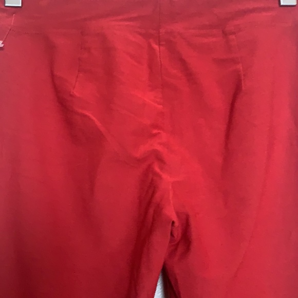 EILEEN FISHER RED CREPE PANTS SKINNY LEG SIZE XSP Nordstrom - Picture 8 of 10